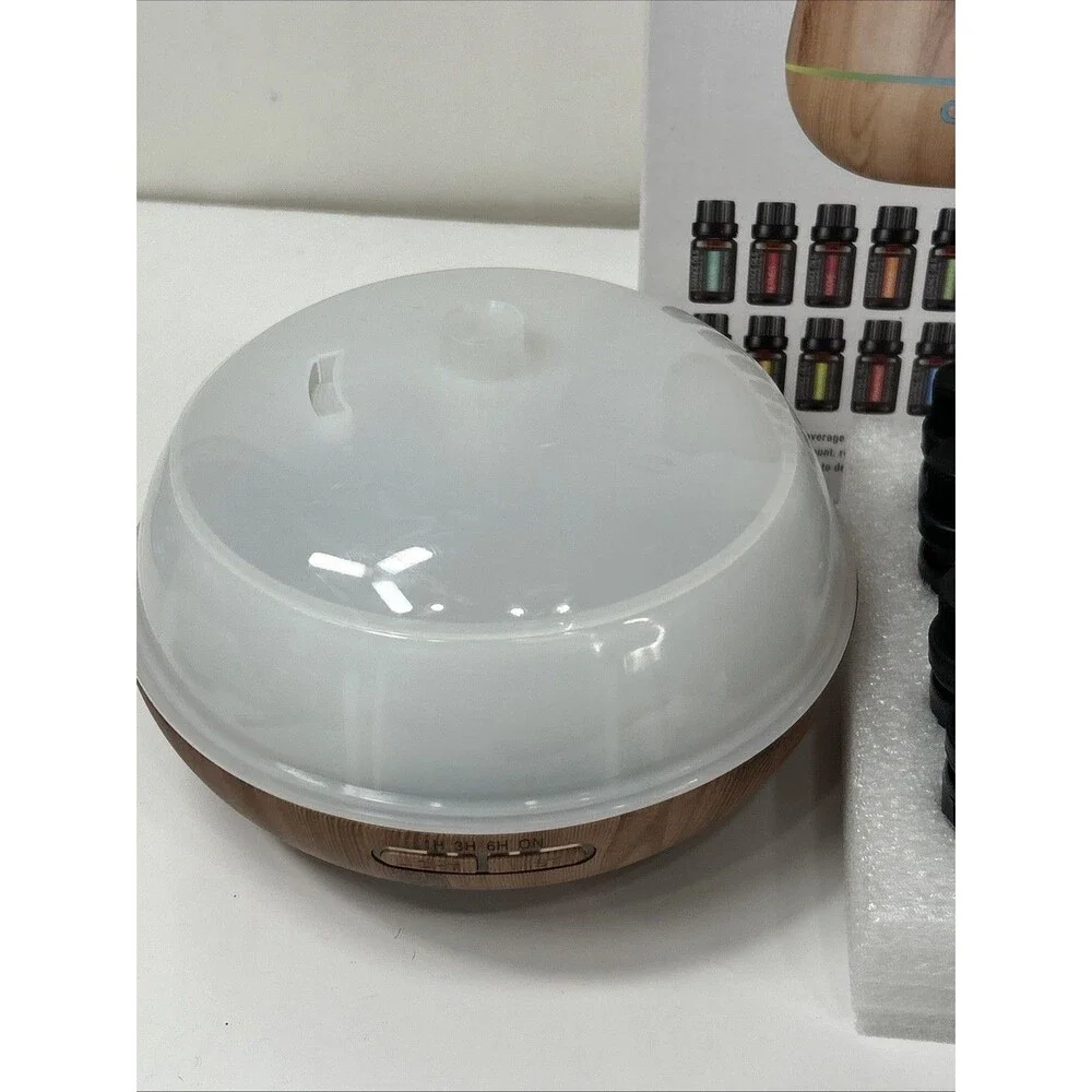 Pure Daily Care Aromatherapy Bundle Ultrasonic Diffuser 16 Essential Oils
